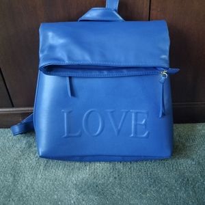 Blue Med/Large Backpack Purse